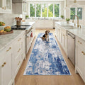 Washable Area Rugs 2'6''x8 Non-Slip Modern Abstract Soft by RELEANY