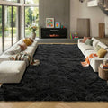 ONASAR Black 8x10 Area Rugs for Living Room, Large Fluffy Shag Bedroom Rug by ONASAR