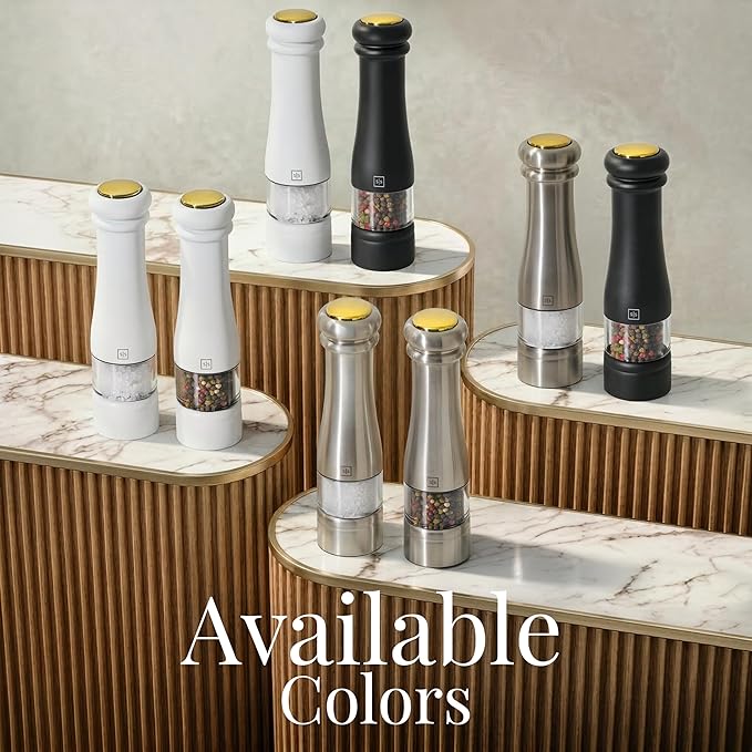 Electric Salt and Pepper Grinder Set - Image 7