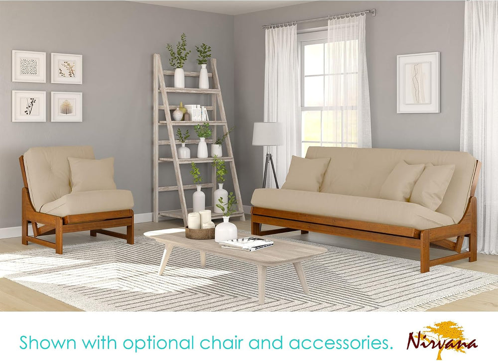 Nirvana Futons Arden Futon Set - Full Size Futon Frame with Mattress Included...