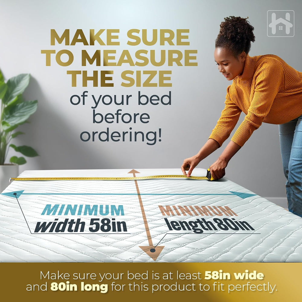 Heavy Duty Bunkie Board Queen Size 58x80, Low Profile Anti-Sag Bed Support