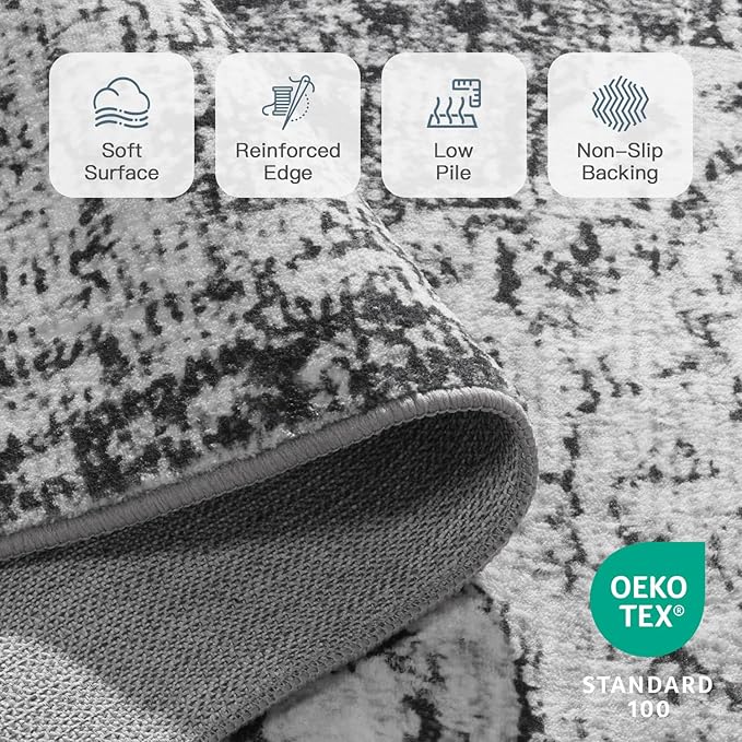 Lofus 5x7 Area Rugs for Living Room, Washable Area Rug, Rugs for Bedroom - Image 8