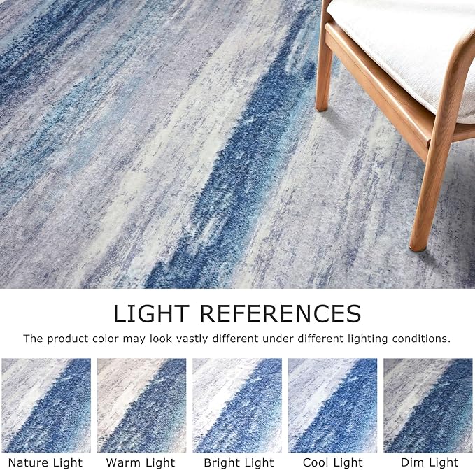 KOZYFLY Modern Abstract Kitchen Runner Rug, 2x6 Washable Rug Runner Non-Slip - Image 5