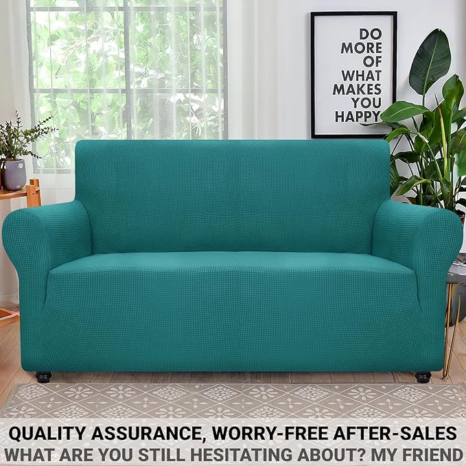 ZNSAYOTX Super Stretch Couch Cover Love Seat Sofa Covers - Image 5