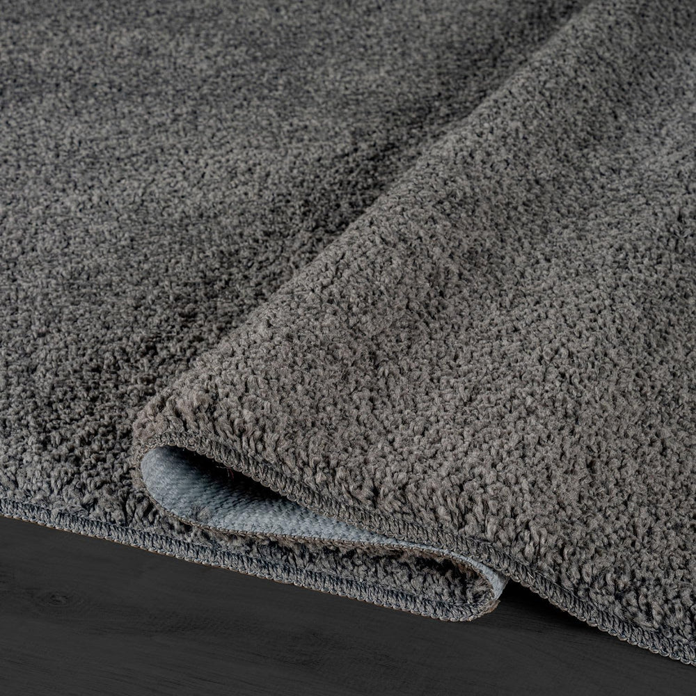 Area Rug 2x3 Dark Gray Door Mat Washable Indoor Rug Ultra Plus Thick Pile Sol...