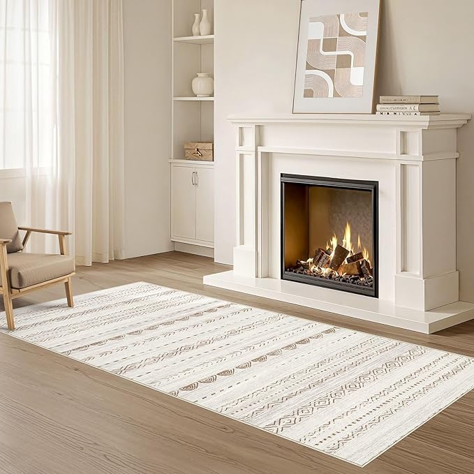 Nakagishi Runner Rug Kitchen Washable Rugs: 2x6 Non-Slip Boho Soft Modern Stain - Image 8