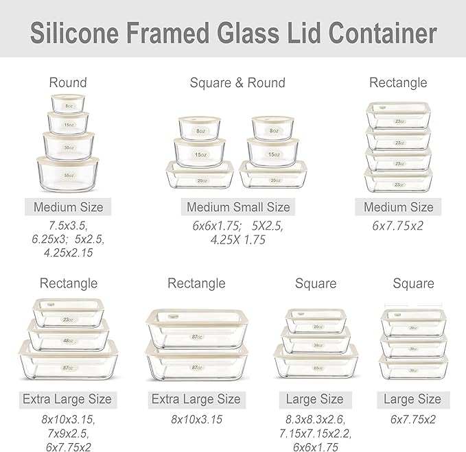 Urban Green Glass Food Container Set - Image 3