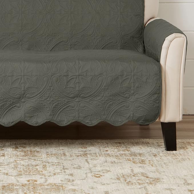 Great Bay Home Reversible Sofa Cover - Image 6