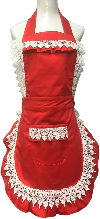 Hyzrz Lovely Home Work Adjustable Apron Shop Cake Kitchen Cooking Aprons by Hyzrz