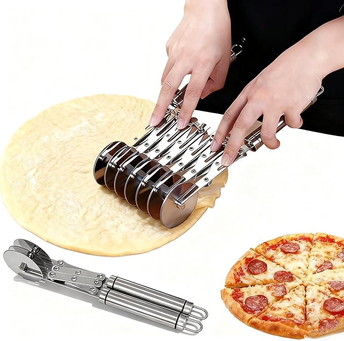 Wheel Pastry Cutter, Adjustable Pasta Cutter by Unknown