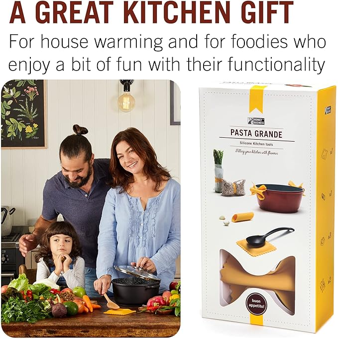 Pasta Grande - Fun Pasta Shaped Silicone Kitchen Tools in a Gift Box / 4 of our - Image 8