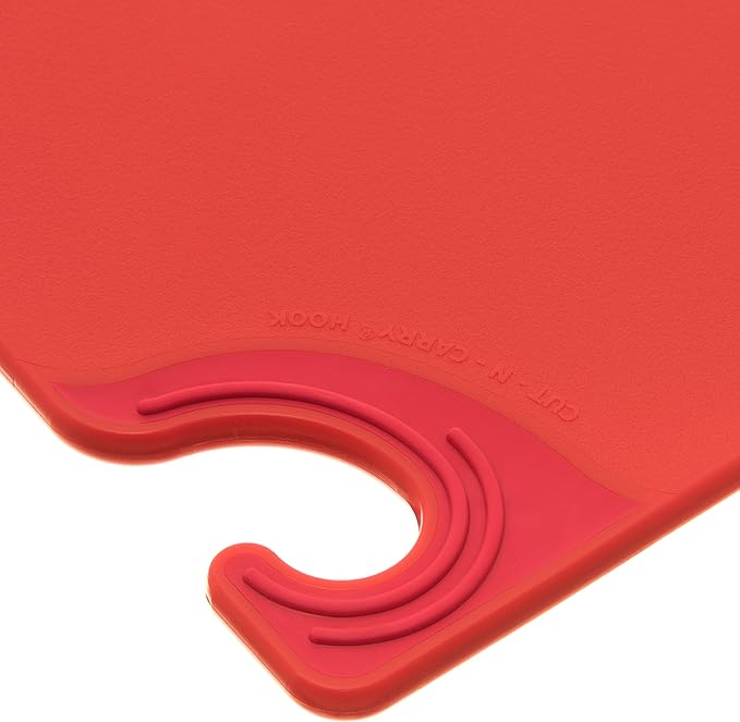 San Jamar Saf-T-Grip Plastic Cutting Board - Image 2