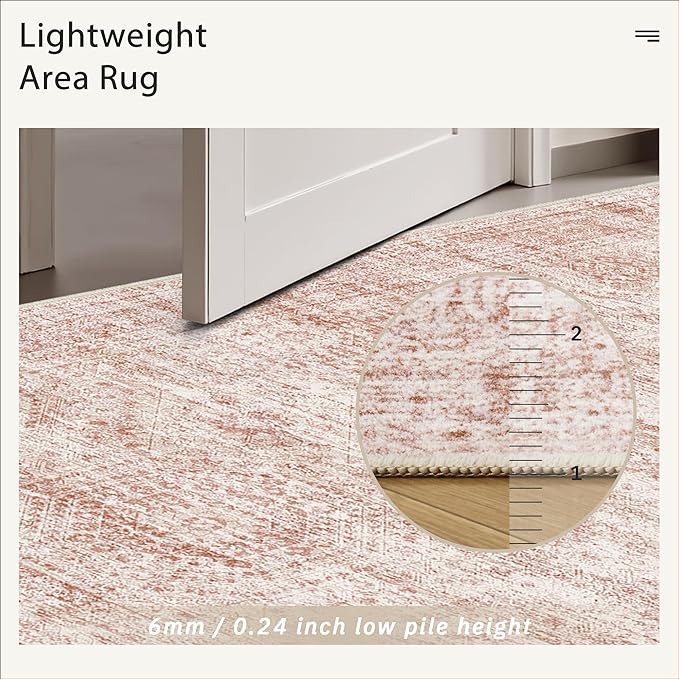 Washable Area Rug 8x10, Large Soft Rugs - Image 6