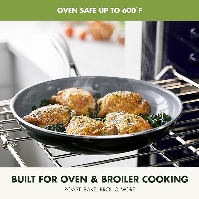 GreenPan Swift Healthy Ceramic Nonstick, Stainless Steel Handles, Dishwasher - Image 4