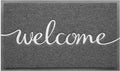 CozyBounty Grey Door Mat Welcome Mats Outdoor Indoor Non-Slip Doormat by CozyBounty