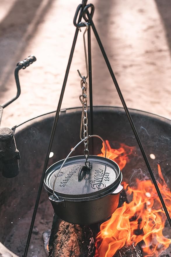 Stansport Pre-Seasoned Cast Iron Dutch Oven - Image 7