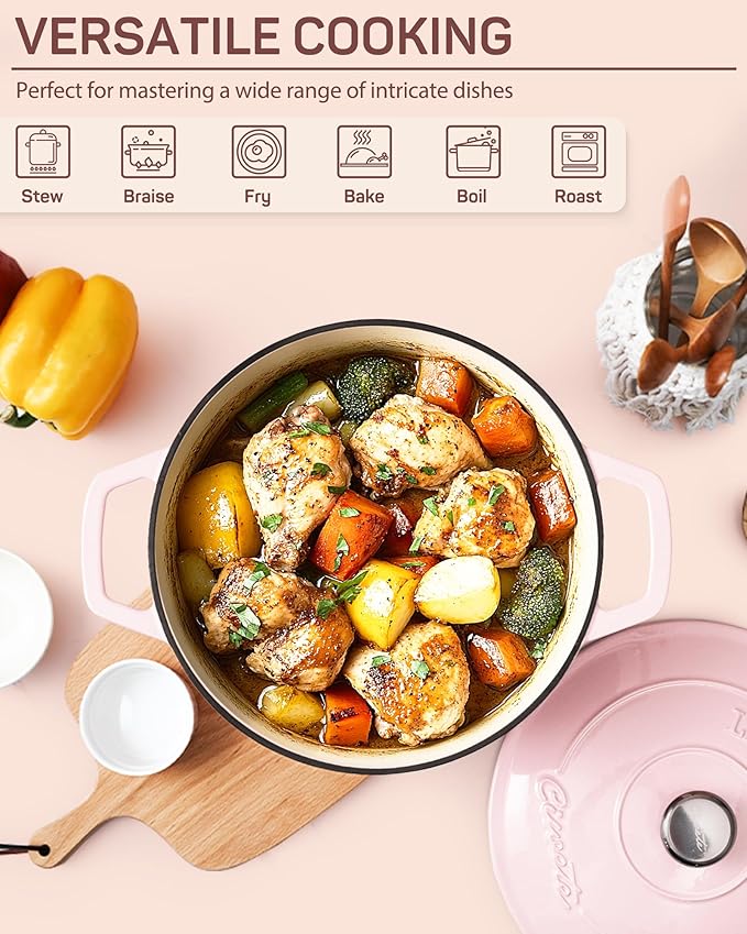 Ciwete 6 QT Dutch Oven Pot