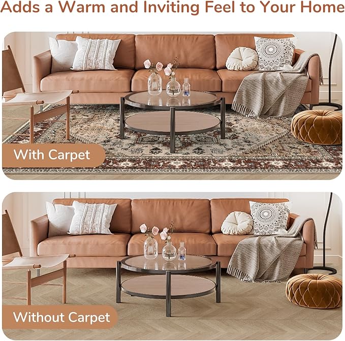 OPPODREAM Soft Area Rugs 4x6, Low-Pile Washable Rugs 4x6 - Image 8