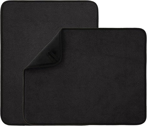 2 Pack Microfiber Dish Drying Mat by VESHE