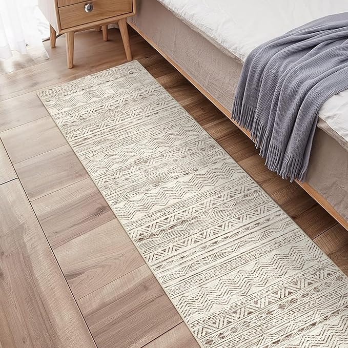 Moroccan Washable Hallway Runner Rug - Image 3