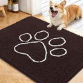OLANLY Dog Door Mat for Muddy Paws 40x32, Paw Print Design, Absorbs Moisture by OLANLY
