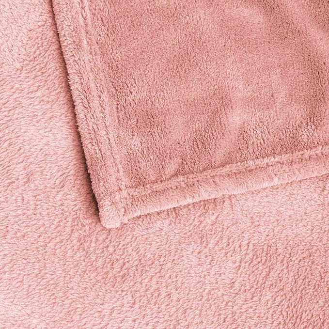 BEDELITE Fleece Blanket Pink Throw Blankets - Image 7