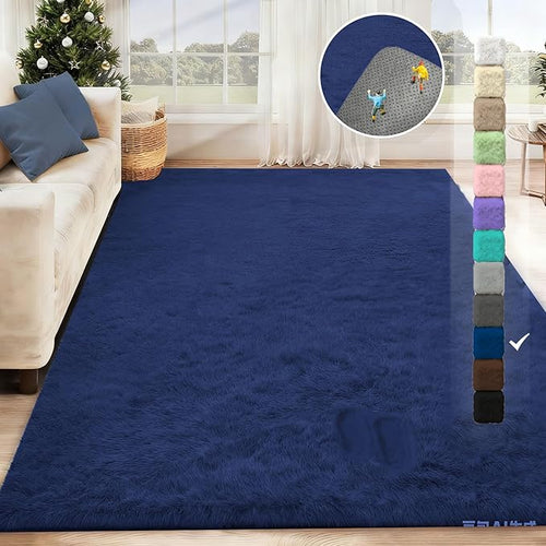 5x7 Area Rug for Living Room: Fluffy Shag Soft Washable Rugs Fuzzy Plush Indoor - Image 2