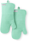 KITCHENAID Gourmet Series Gridlines Oven Mitts 2-Pack Set, Heat Resistant up to by KitchenAid