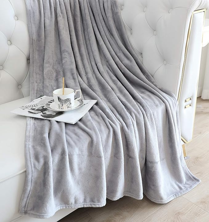 TASTHROW Large Flannel Fleece Throw Blanket, 60×80 Inch - Image 2