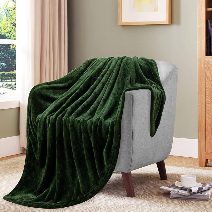 TOONOW Fleece Blanket Super Soft Cozy Throw Blanket 50" x 60", Lightweight - Image 6