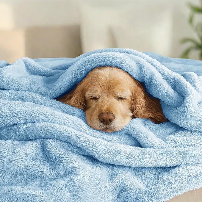 Exclusivo Mezcla Plush Fuzzy Fleece Bed Blanket King Size, Super Soft, Fluffy - Image 3