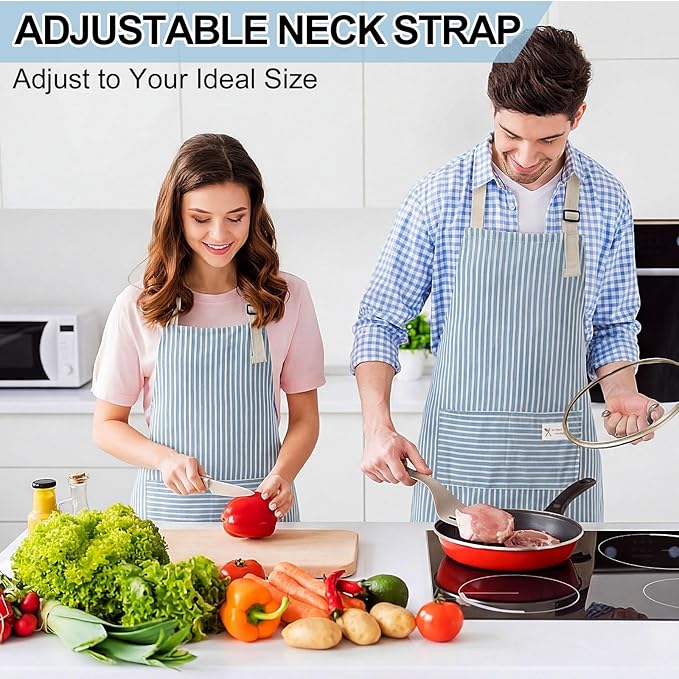 Janmercy 24 Pcs Aprons for Women Men - Image 4