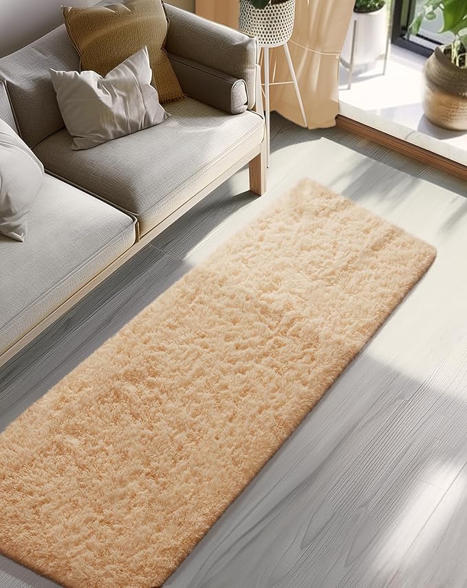 Ophanie 2x8 Runner Rug for Hallway, Upgrade Non-Slip Fluffy Soft Bedside Rugs - Image 5