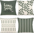 YCOLL Pillow Covers 18x18 Set of 4, Modern Sofa Throw Pillow Cover, Decorative by PillowCoversExpert