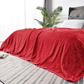 BEDELITE Fleece Blanket King Size – 3D Ribbed Jacquard Soft and Warm Decorative by BEDELITE