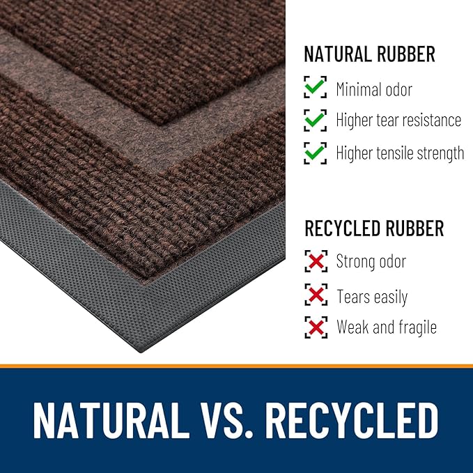 OLANLY Front Door Mat Indoor Outdoor Entrance, Waterproof All-Season, - Image 5