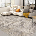 Nakagishi 8x10 Area Rugs Living Room: Washable Abstract Large Neutral Soft Rug by NakagishiAreaRug