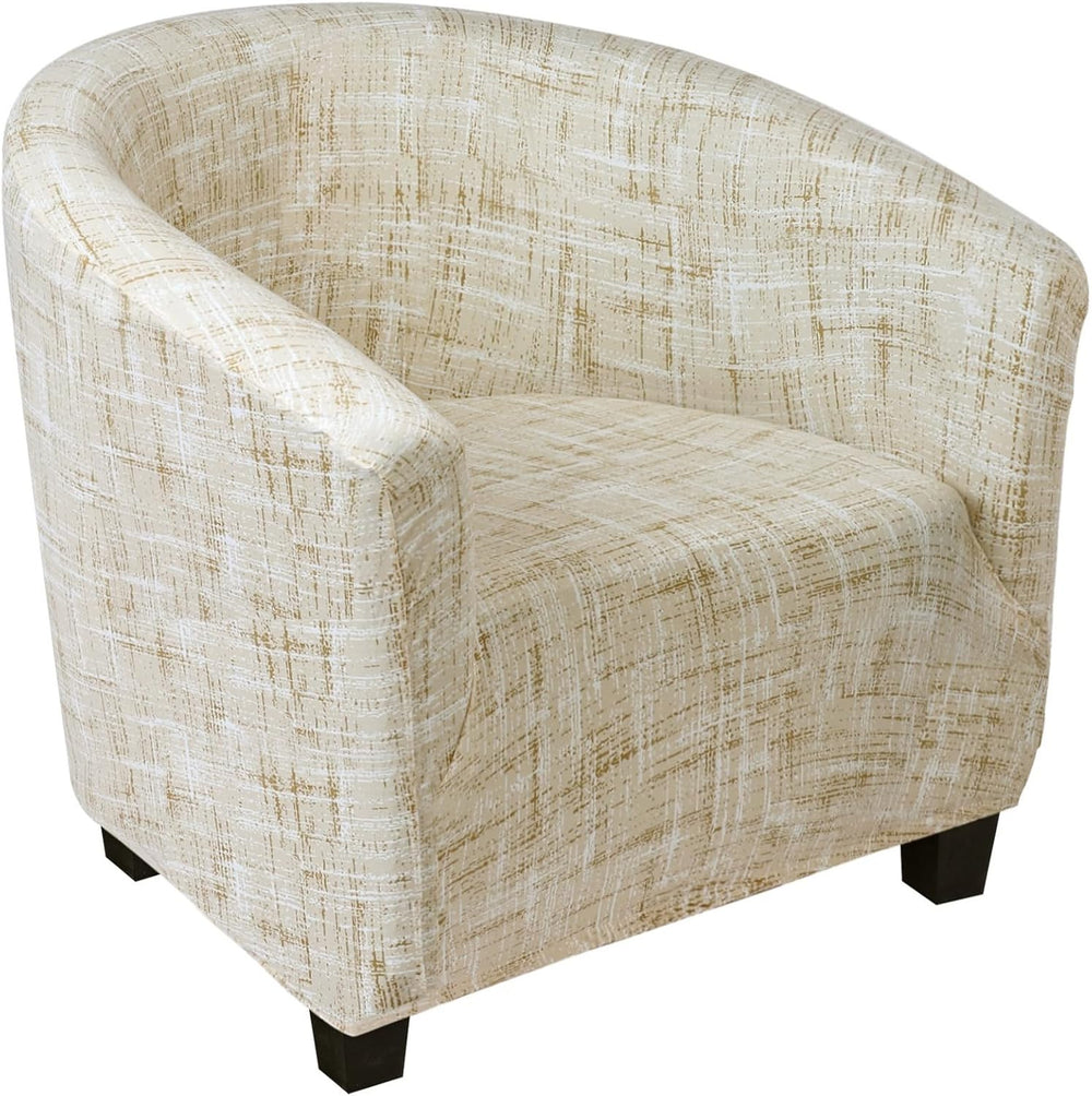 SearchI Club Chair Slipcover Stretch Barrel Chair Covers Printed Tub Chair Sl...