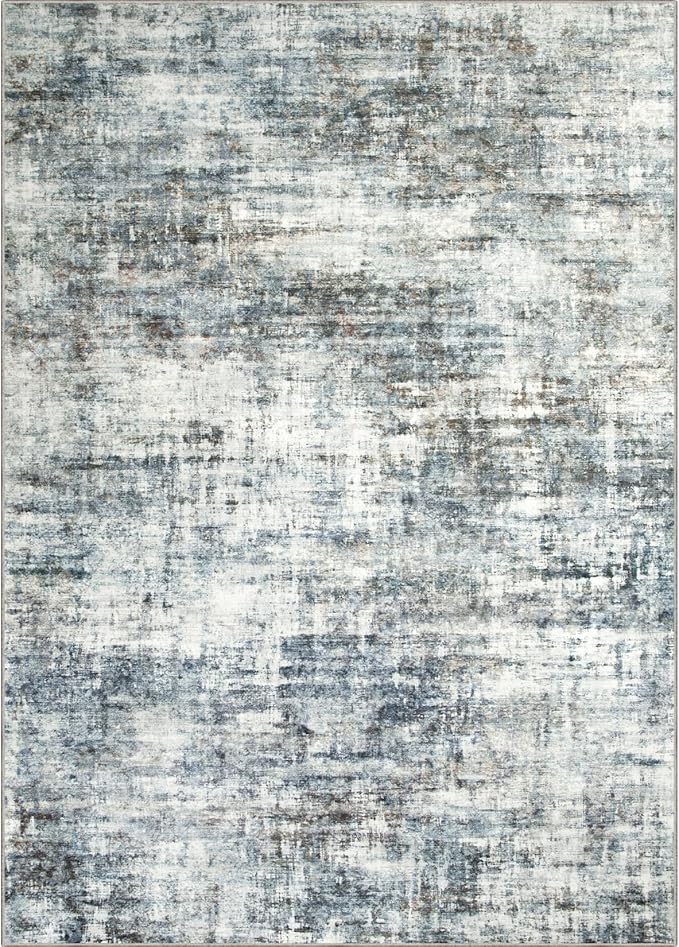 10x14 Area Rugs Washable Rug: Modern Abstract Living Room Rug Soft Anti-Skid - Image 3