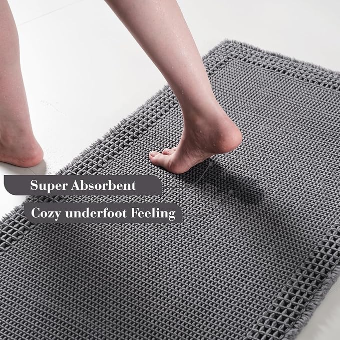 RESARE Waffle Bath Mat - Image 3