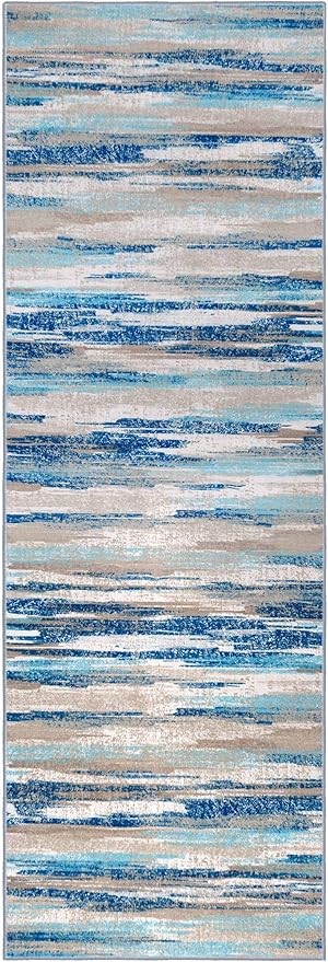 Lansny Modern Abstract Runner Rug 2.6x18 - Image 9