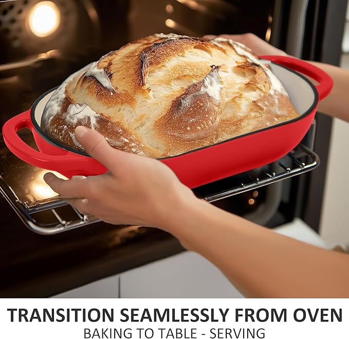 Premium Enameled Cast Iron Dutch Oven
