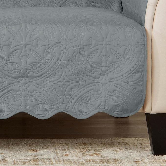 Great Bay Home Reversible Loveseat Cover - Image 6