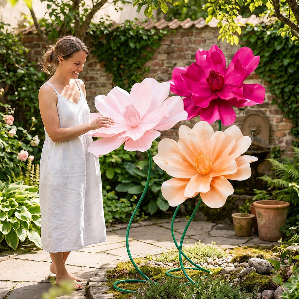 3 PCS 5ft Giant Artificial Flower for Wedding & Birthday Party