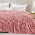 BEDELITE Fleece Blanket King Size – 3D Ribbed Jacquard Soft and Warm Decorative by BEDELITE