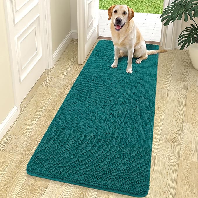 OLANLY Dog Door Mat for Muddy Paws 70x24, Absorbs Moisture and Dirt, Absorbent by OLANLY