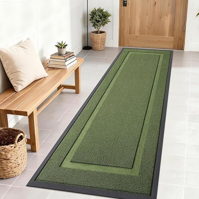 OLANLY Front Door Mat Indoor Outdoor Entrance, Waterproof All-Season, by OLANLY