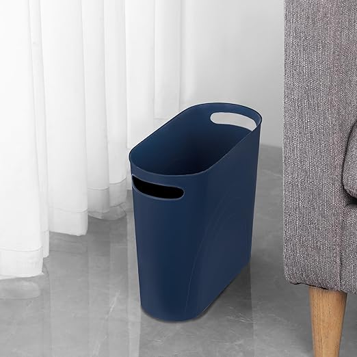 rejomiik Small Trash Can, 3.5 Gallon Slim Garbage Can Plastic Waste Basket - Image 4