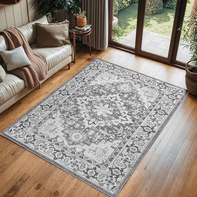 Lofus 3x5 Area Rugs for Living Room, Machine Washable Area Rug, Soft Small Rugs - Image 2