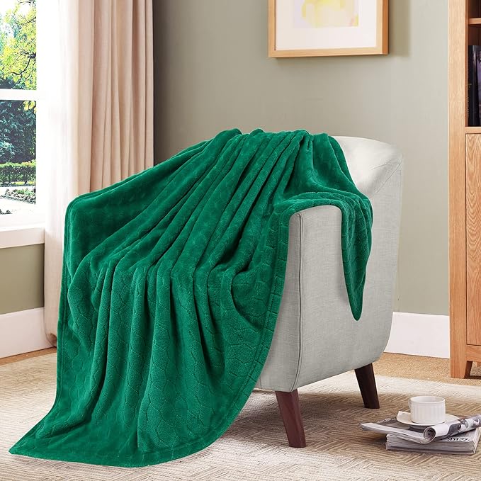 TOONOW Fleece Blanket Super Soft Cozy Throw Blanket 50" x 60", Lightweight - Image 6